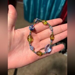 Handmade Green and Blue Bracelet